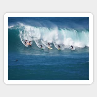 Waimea Bay Crowd Sticker